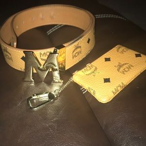 MCM BELT & POUCH (Size 32)